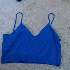 Knit crop tank top size XS but stretchy